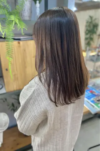 ロング カラー 菊地 紗矢のヘアスタイル