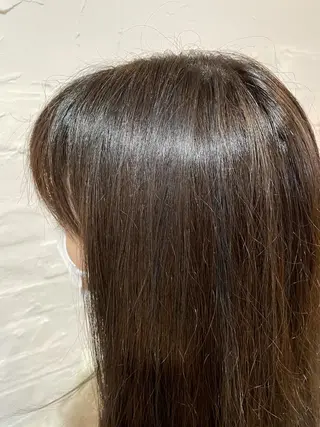 セミロング カラー ヘアアレンジ 【ピンク/韓国ヘア/ ヘアセット】亜海のヘアスタイル