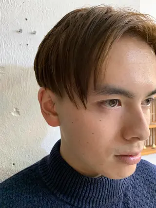 ショート カラー 木村陸弥 似合わせ 透明感カラー🌿のヘアスタイル