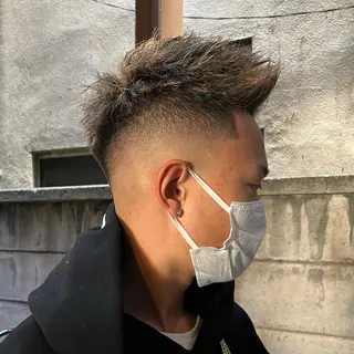 ショート パーマ メンズ 立川/メンズパーマ 厚進太郎のヘアスタイル