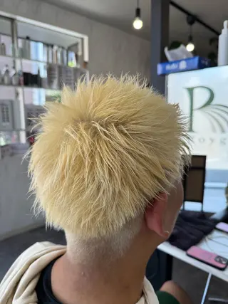 ショート カラー メンズ Roygbiv(ロイジービィヴ)所属・roygbiv ✨髪質改善✨美髪✨のヘアスタイル