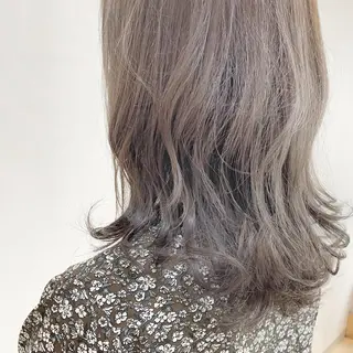 セミロング デザインカラー/ 推しの配色　肥後のヘアスタイル