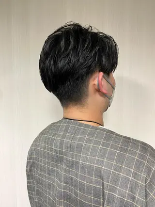 ショート メンズ ウスイマイコ カット/ケアカラーのヘアスタイル