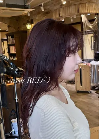 カラー パーマ Ly hair / nanoha🤍のヘアスタイル