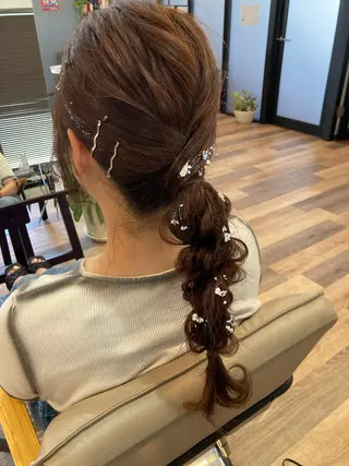 ロング 中野 紹江のヘアスタイル