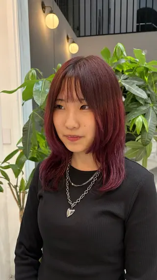 カラー 齋藤 そらのヘアスタイル