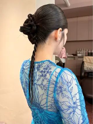 ロング ヘアアレンジ 武田美空🐇 ボブ/暖色カラー🌷のヘアスタイル