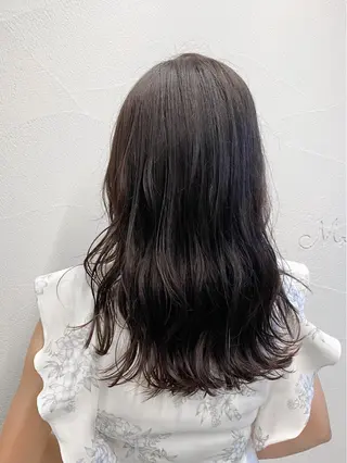 セミロング カラー ハイトーン×似合わせ 🌱中川慎之介のヘアスタイル