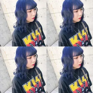 ミディアム カラー ヘアアレンジ ブリーチ/ヘアケア 🪞TAKUMA🪞のヘアスタイル