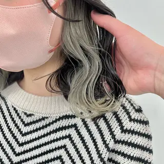 ミディアム カラー 韓国スタイル🇰🇷 トレンドレイヤー🪡のヘアスタイル