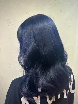 ロング カラー JOS所属・上野/エフェクトブリ ーチ✂︎touiのヘアスタイル