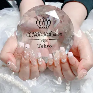 ネイル 💎CC・NaNa 韓国風ネイル🌙Cのネイルデザイン