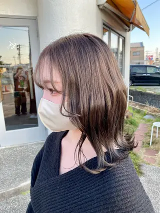 ミディアム 北川 飛瑶のヘアスタイル