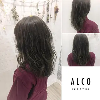 ミディアム カラー ワタイショウタ 髪質改善✨眉毛サロンのヘアスタイル