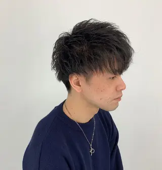 パーマ メンズ 柏メンズカットパーマ NO.1タイチのヘアスタイル