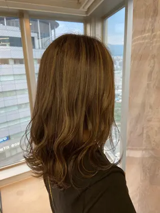 セミロング カラー EIGHT奥野 心太のヘアスタイル