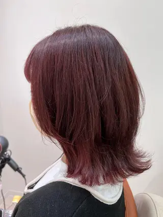 ミディアム カラー 暗髪/艶髪/Ono .のヘアスタイル