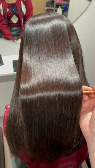 ロング 岡嶋 怜央のヘアスタイル