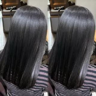 セミロング カラー ⠀ 流菜のヘアスタイル