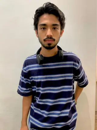 ミディアム パーマ メンズ off所属・【モデルさん募集！】 ✂︎小林マキトのヘアスタイル