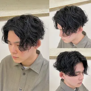 パーマ メンズ 年間2000名担当◎ パーマ職人/仲原佑樹のヘアスタイル
