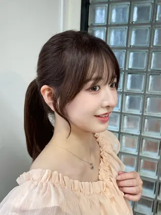 ロング 🍑暖色／レイヤー／ 真希🎀のヘアスタイル