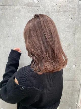 セミロング カラー 🤍柔らかhair 🤍Kazu 🐩のヘアスタイル