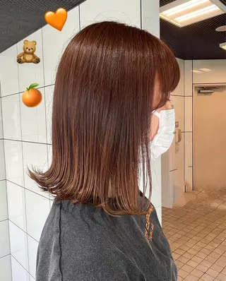 カラー カットパーマ 🌀あさみのヘアスタイル