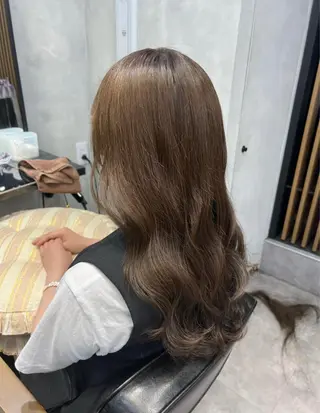 ロング 濱川響太レディース カットモデルのヘアスタイル