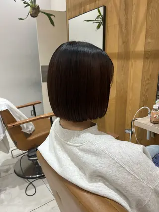 ショート 透明感カラー/ 似合わせカットｍｏｅのヘアスタイル