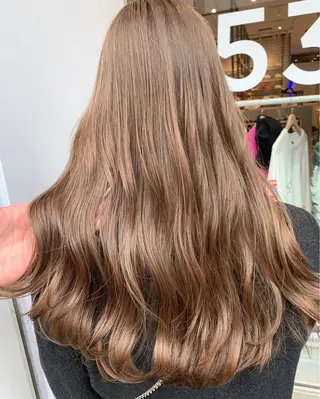 ロング カラー 心斎橋/メンズパーマ ブリーチ/ハイトーンのヘアスタイル