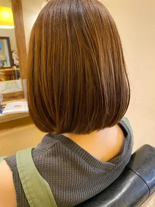 ミディアム カラー 髪質改善 大内翔太のヘアスタイル