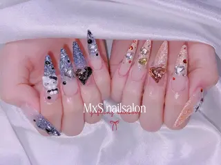ネイル MxS Nail 【長さだし/フィルイン/マグネット/ワンホンネイル/韓国ネイル/パラジェル】所属・M×S Nail みなのネイルデザイン