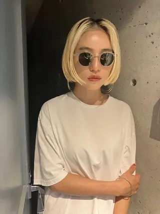 ショート 似合わせカットカラー 👩MINAのヘアスタイル