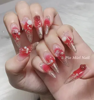 ネイル HANA 長さだしのネイルデザイン