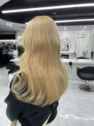 カラー 透ける透明感カラー 🤍anju🎀のヘアスタイル