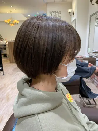 ショート カラー 髪質改善&Spa fee南越谷2号店所属・髪質改善/南越谷/ 山岸彩夏のヘアスタイル