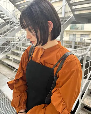 ショート カラー ﾊｲﾄｰﾝ/ｼｮｰﾄ 村上淳乃🐥のヘアスタイル