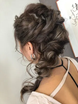 ロング ヘアアレンジ pep所属・pep natsumiのヘアスタイル