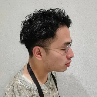 メンズ パーマ Ash 店長 木村 和人のヘアスタイル