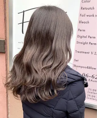 ロング カラー 樫原裕二/レイヤー カット/透明感カラーのヘアスタイル