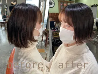 ミディアム カラー 🕊miki モテ髪🫧のヘアスタイル