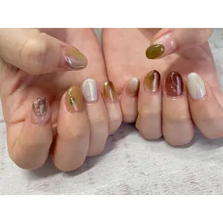 ネイル 𖡼 yumenoのネイルデザイン