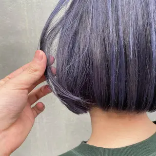 ショート カラー ☘️ブリーチ/ハイト ーン/レイヤー/のヘアスタイル