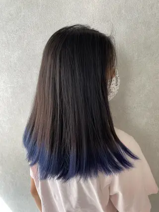 セミロング カラー キッズ 美容室シーズナル所属・高山 梨絵のヘアスタイル