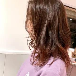 ロング カラー ヘアアレンジ 髪質改善period.所属・いしかわまい🎀 髪質改善特価サロンのヘアスタイル