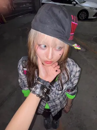 セミロング カラー 名古屋／デザイン／ ブリーチ/松井亮磨のヘアスタイル