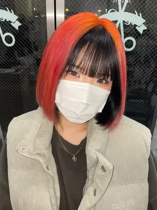 セミロング カラー パーマ ヘアアレンジ メンズ キッズ ネイル マツエク・マツパ アイブロウ 歩くパワースポット 🦋KAHOのヘアスタイル