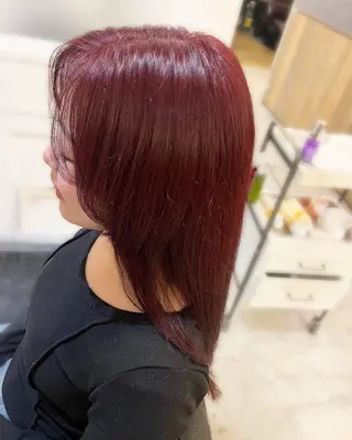 ロング カラー 黒川 結唯のヘアスタイル