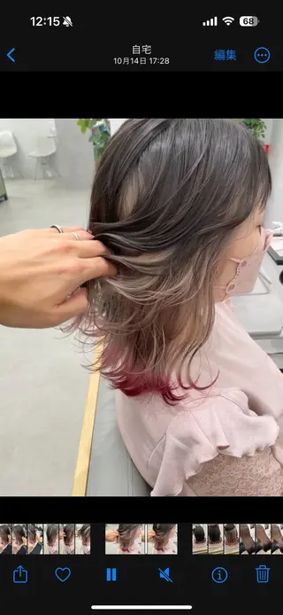 ミディアム カラー Joule 大分メンズのヘアスタイル